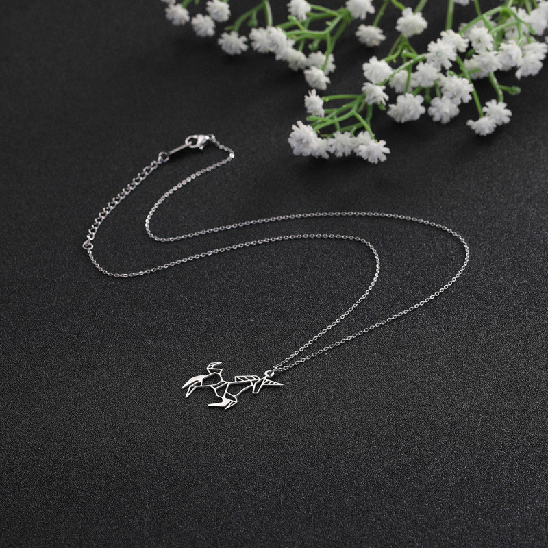 Unicorn Titanium Steel Necklace - Image 2
