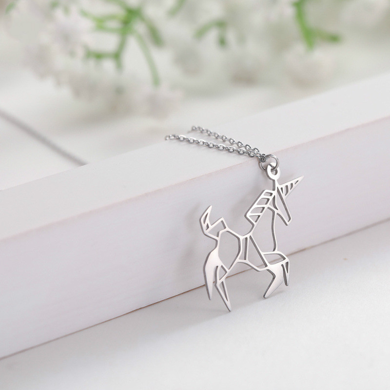 Unicorn Titanium Steel Necklace - Image 1
