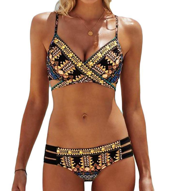 Ethnic Style Swimsuit Image 1