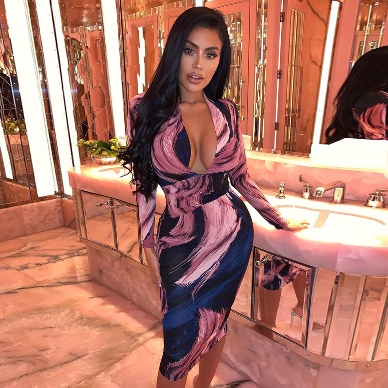 Winter Women's Long Sleeve Dress 5