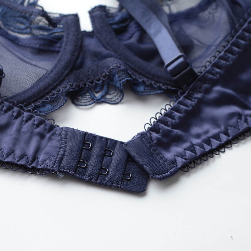 Ultra-thin Lace Bra Set Image 3