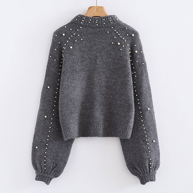 Cropped Knitted Sweater Image 2