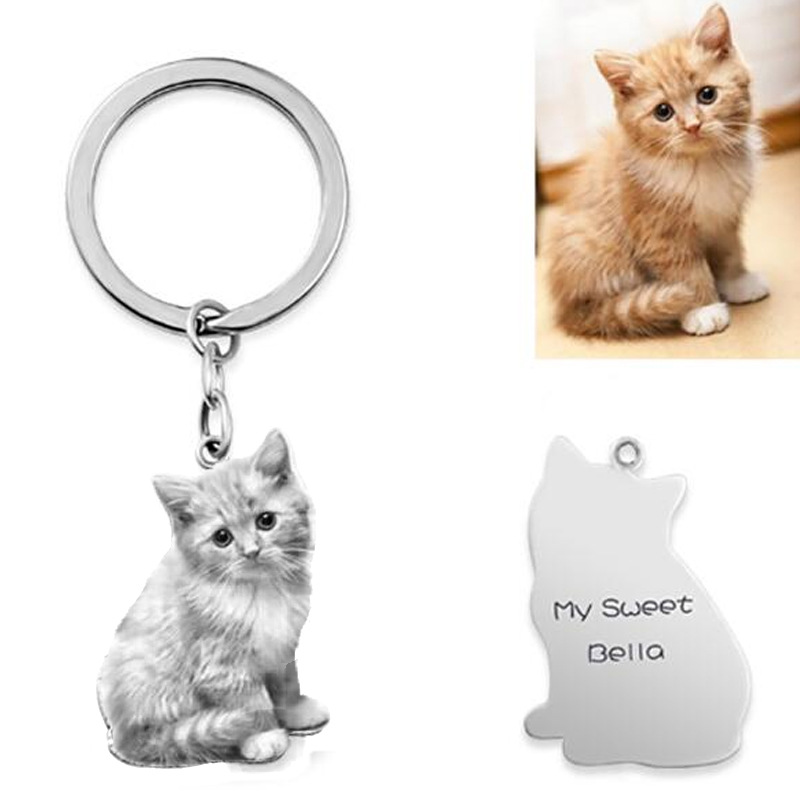 Custom Pet Photo Keychain