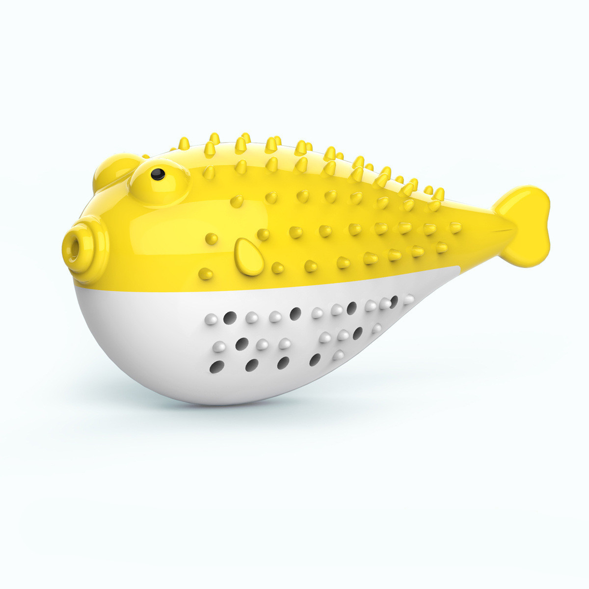 Pufferfish Cat Toy in Action