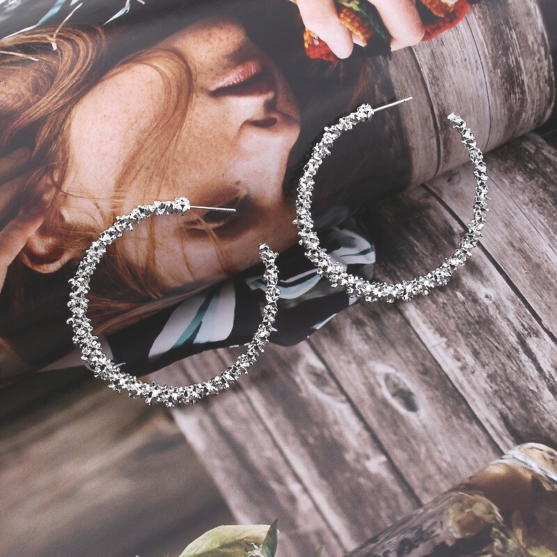 Geometric Earrings Silver