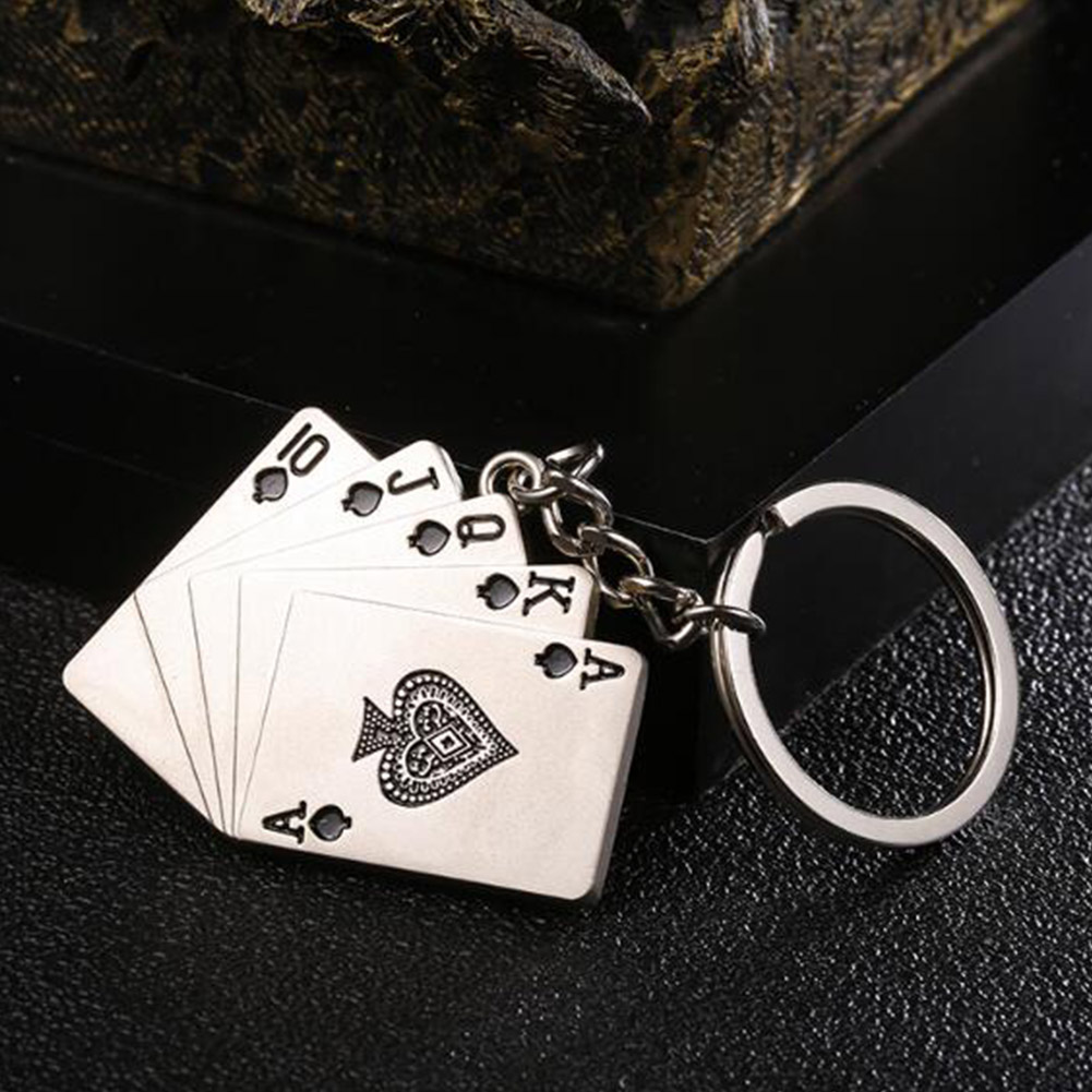 Metal Keychain Poker Keychain - Image 3