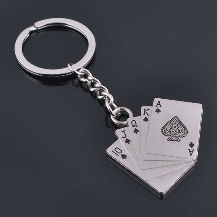 Metal Keychain Poker Keychain - Image 4