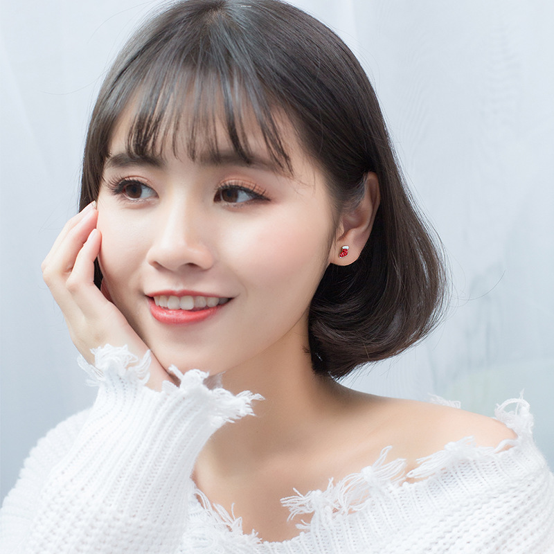 S925 Silver Gloves Earrings