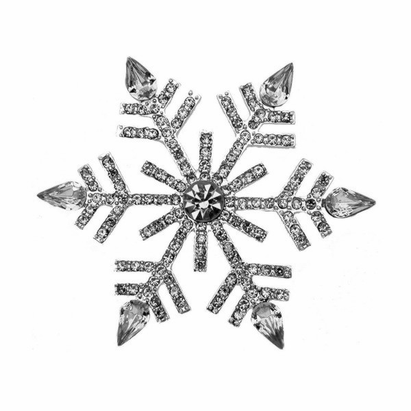 Snowflake Brooch Style C