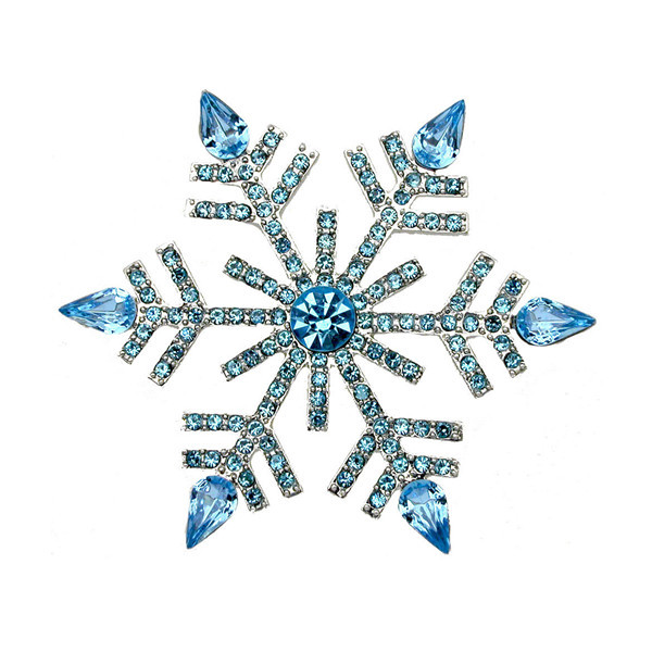 Snowflake Brooch Style B