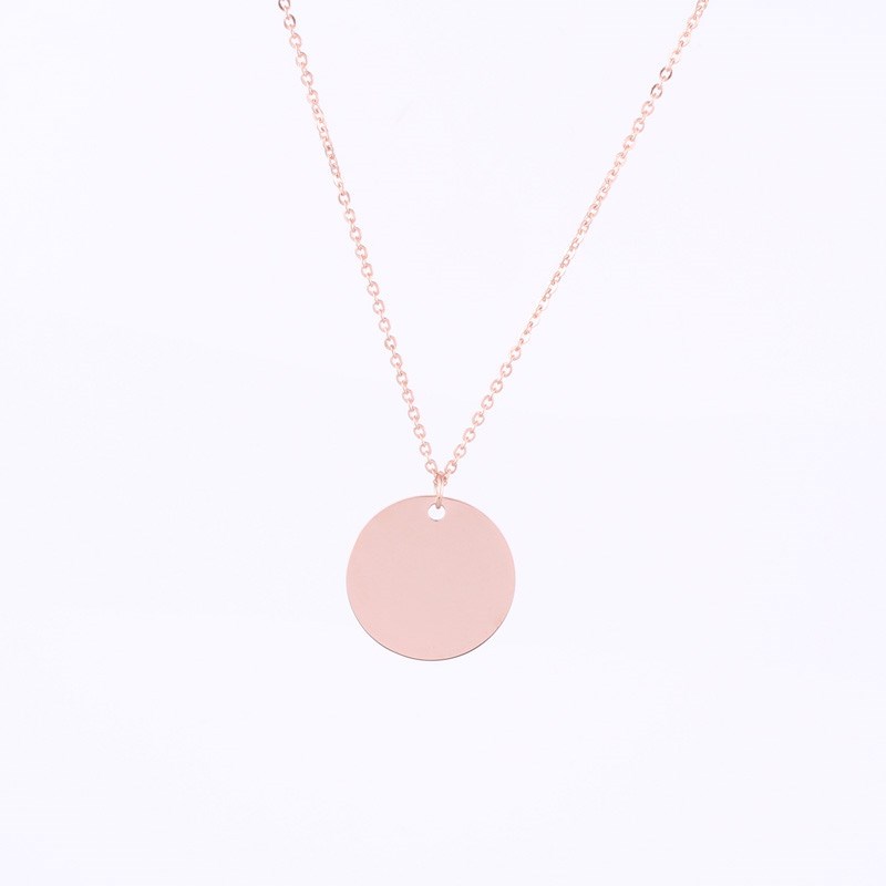 Titanium Steel Necklace Silver