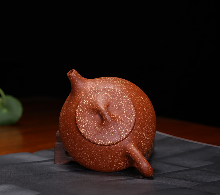 Purple clay teapot image 5