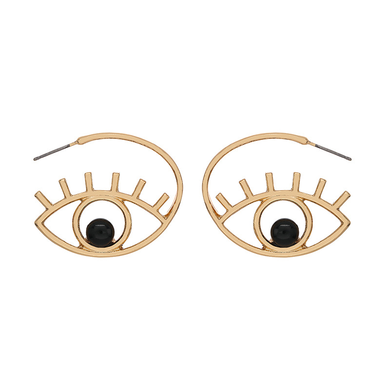 Devil's Eye Pearl Earrings Image 1