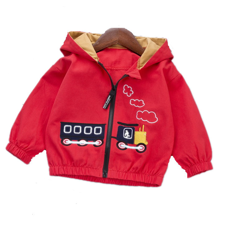 Stylish Cartoon Train Jacket - Image 3