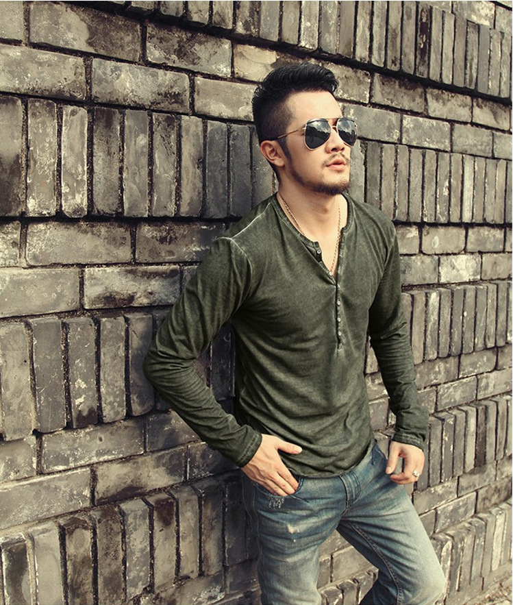 Wine Red V-neck Cardigan