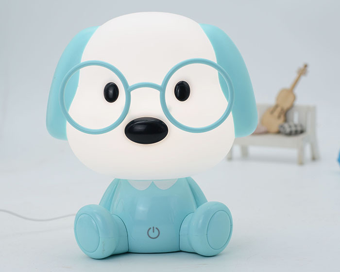 Blue Doctor Dog Lamp