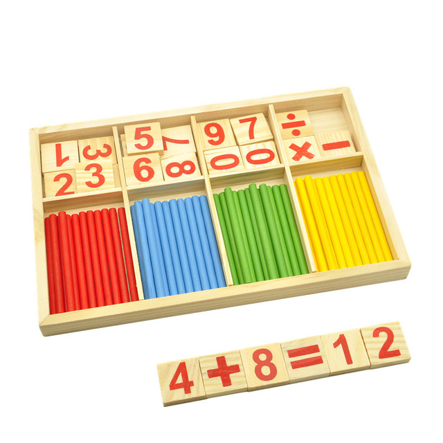 Wooden Montessori Early Education Math Toys - Enhance Learning Today