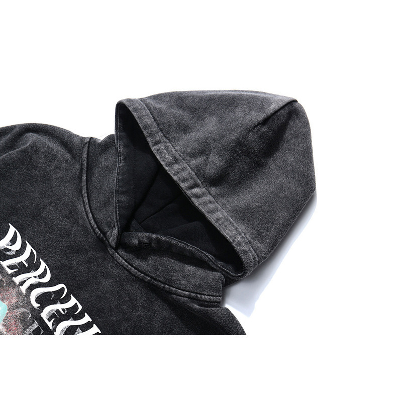 Dark vintage wash hoodie