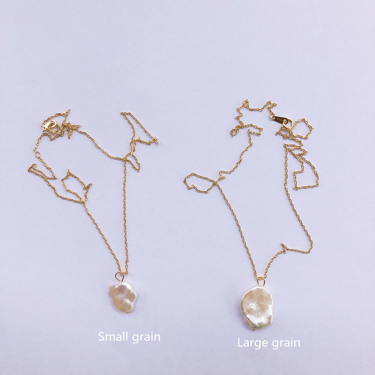 Baroque Pearl Pendant Necklace - Image 1