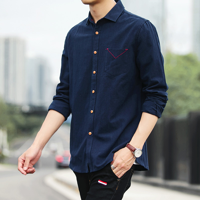 Men's Slim Fit Casual Shirt Image 4