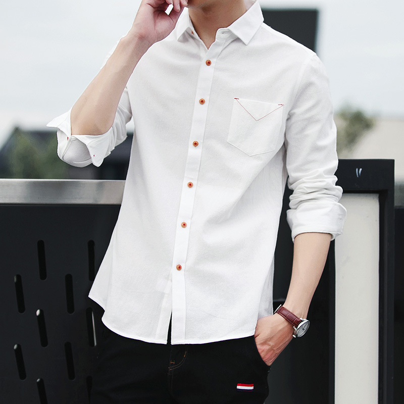 Men's Slim Fit Casual Shirt Image 3