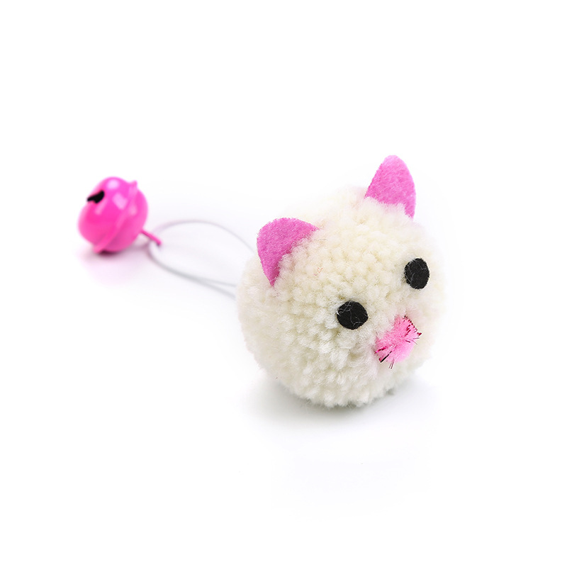 Plush Mouse Toy - White