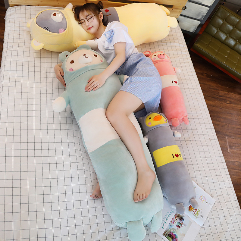 Cute pink plush pillow