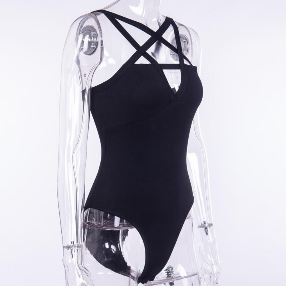 Five-point star jumpsuit back view