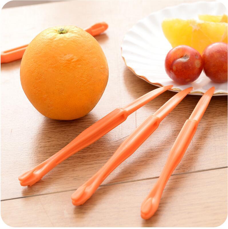 Long Plastic Orange Peeler