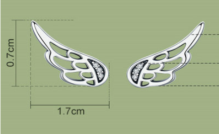 Elven Wings Stud Earrings - Lifestyle
