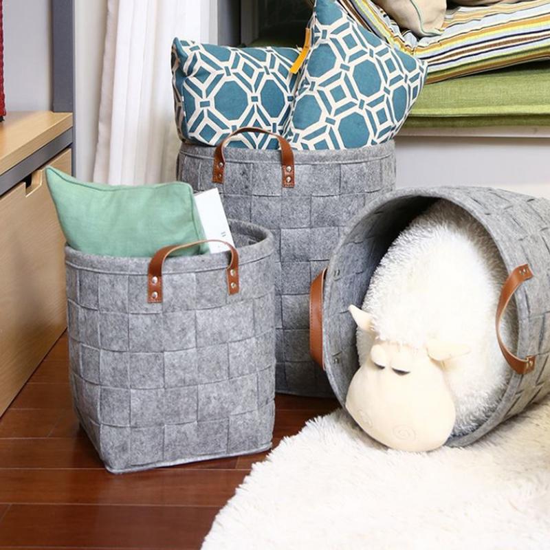 Felt Storage Bucket