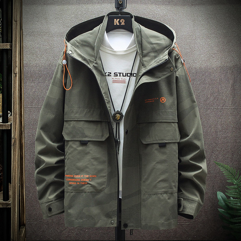 Men's Hooded Jacket - Black