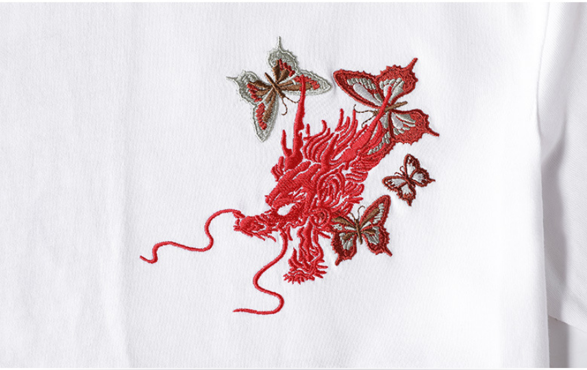 Dragon Embroidered T-Shirt 3