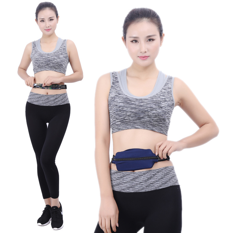 Running Waist Pack Black and Gray