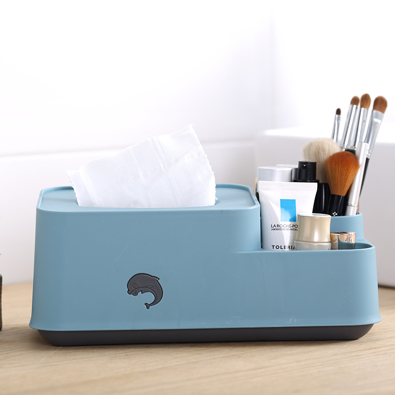Multi-functional Tissue Box White