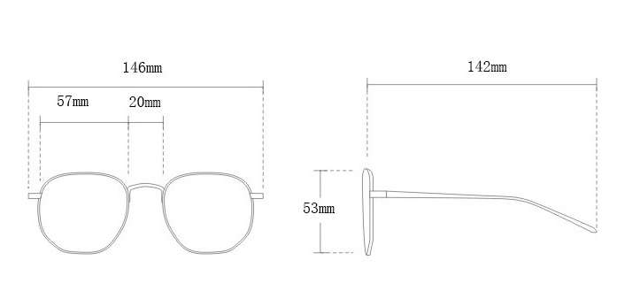 Multi-Coloured Glitter Vintage Sunglasses Style 3