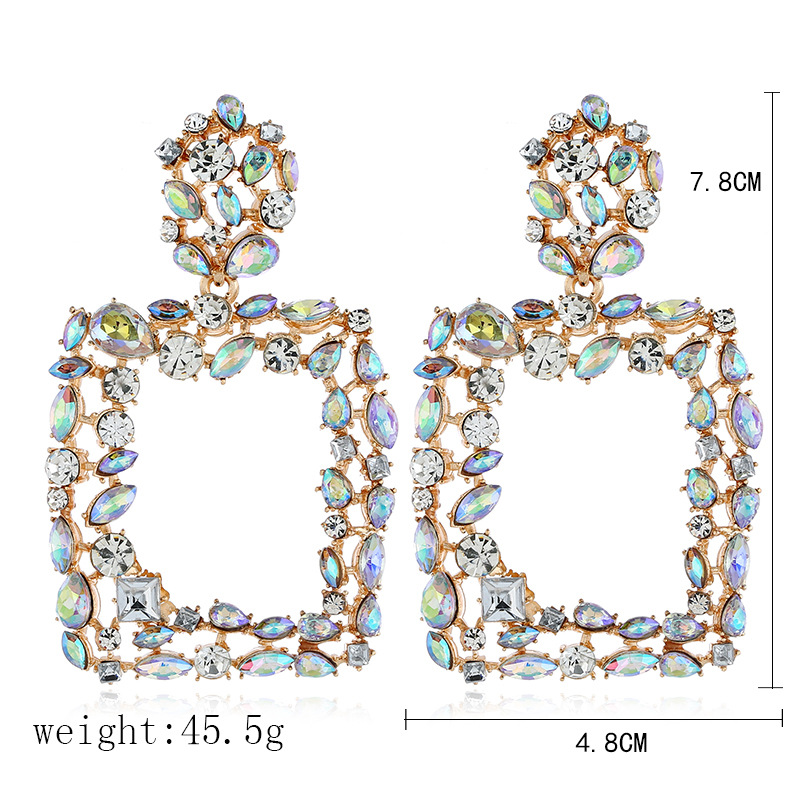 Geometric Drop Earrings Image 2