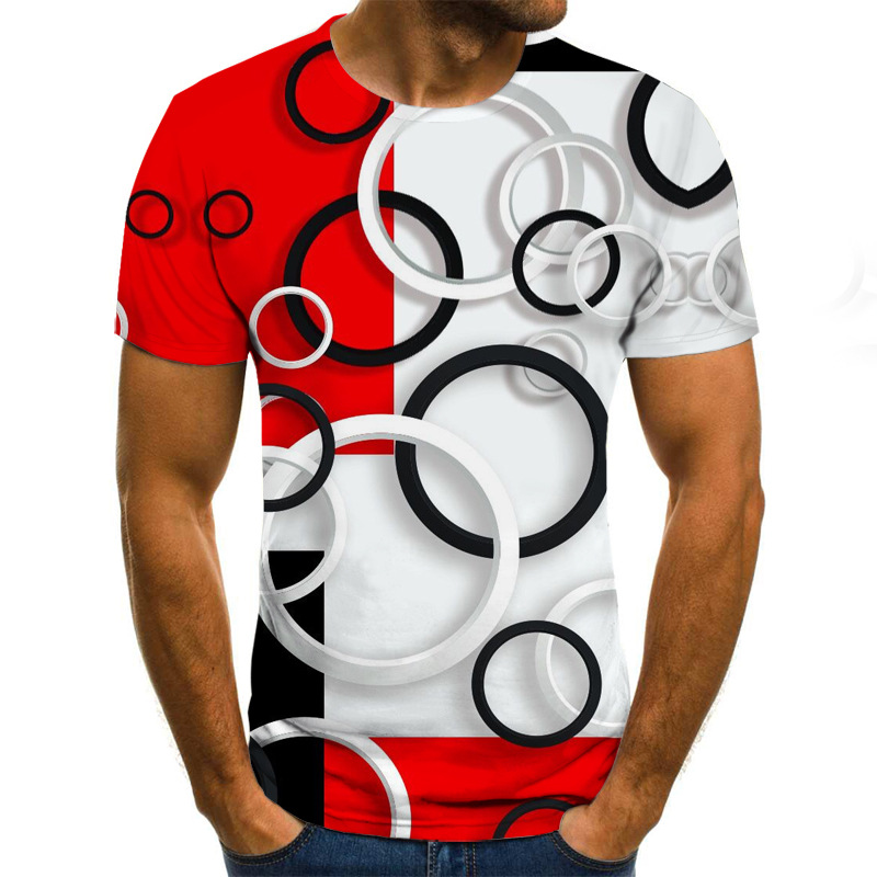 Fashionable Printed Men's Summer T-Shirt 4