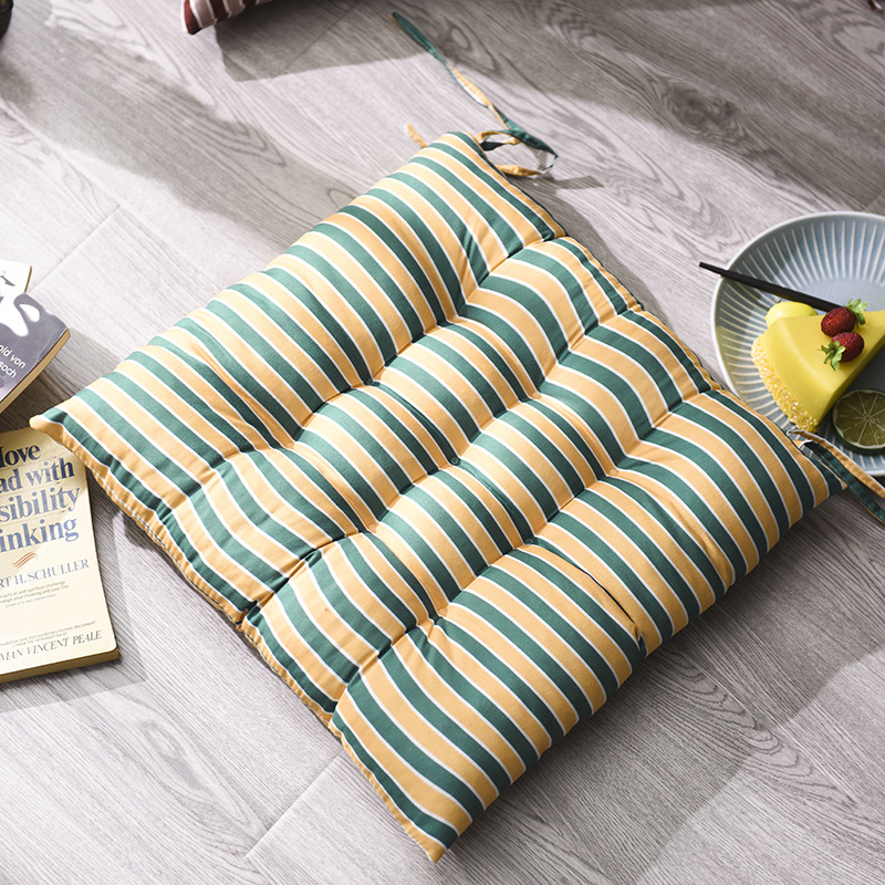 Striped chair cushion image 10