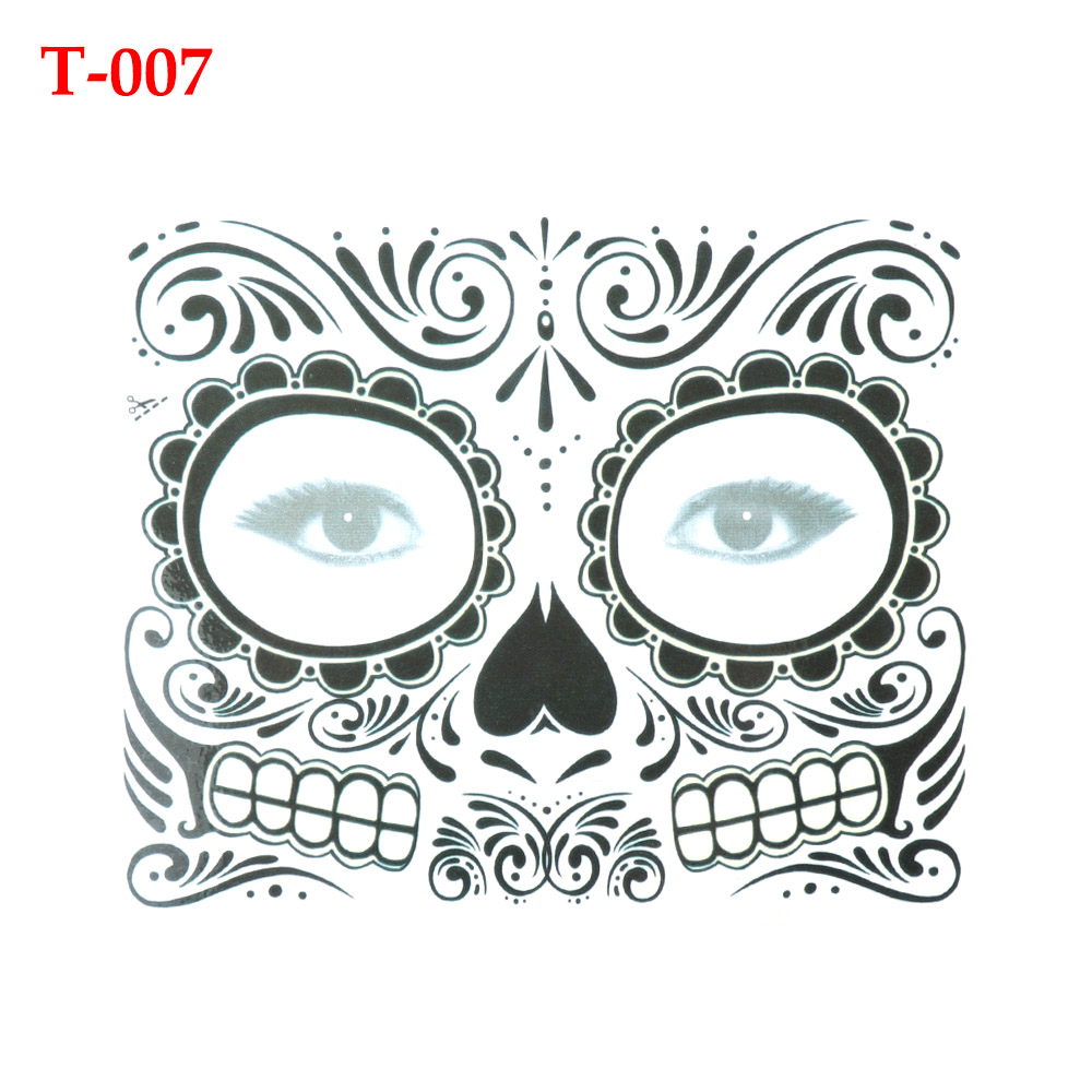 Skull Face Tattoo 3