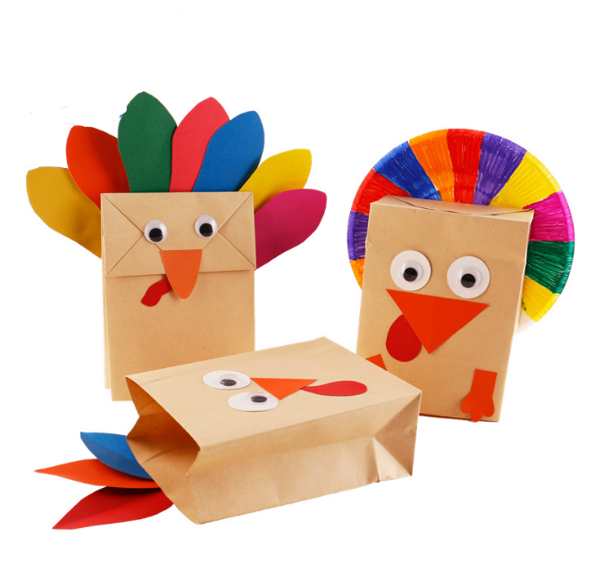 Thanksgiving DIY Turkey Hand Puppet