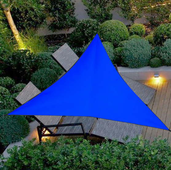 Sunshade Triangle Canopy in Use