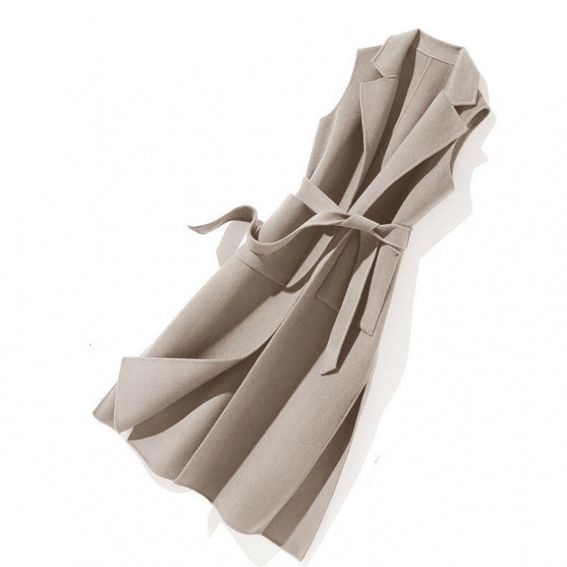 Apricot Woolen Vest