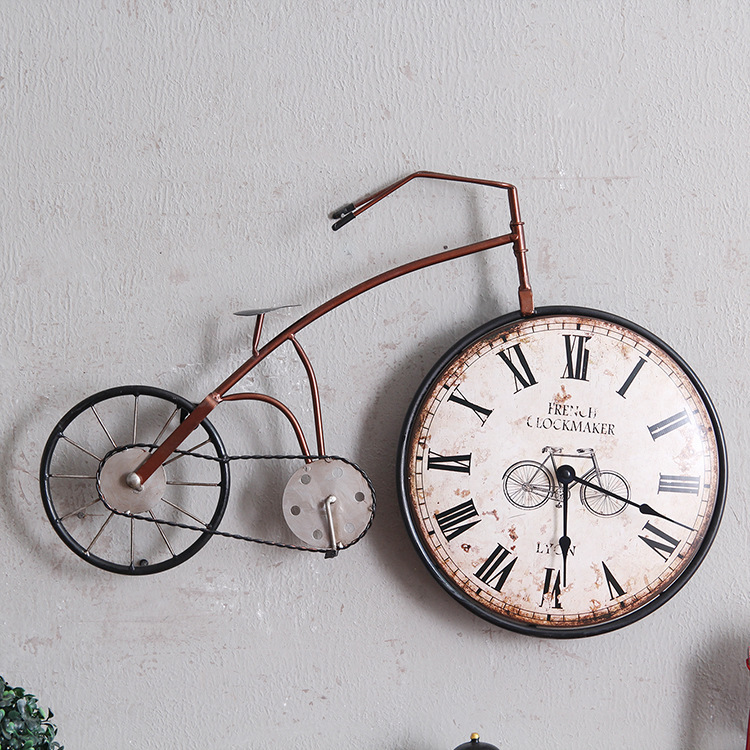 Vintage Bicycle Wall Clock 3