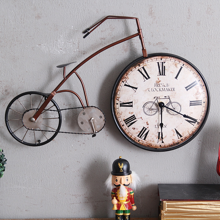 Vintage Bicycle Wall Clock 2