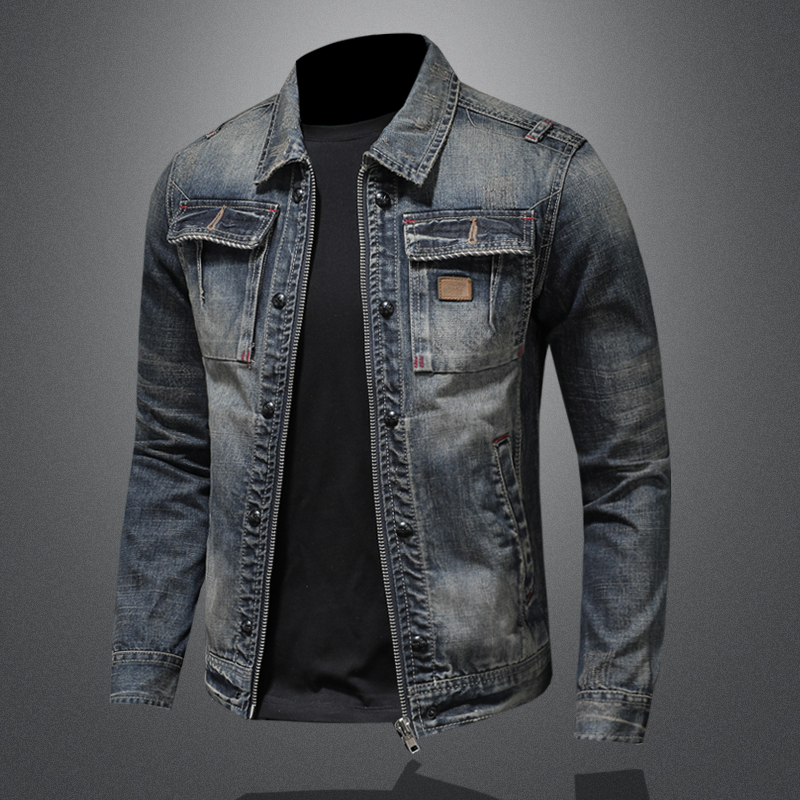 Retro Denim Jacket Image 6