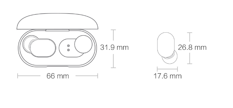True Wireless Bluetooth Earbuds