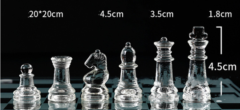 Glass Chess Set Image 5