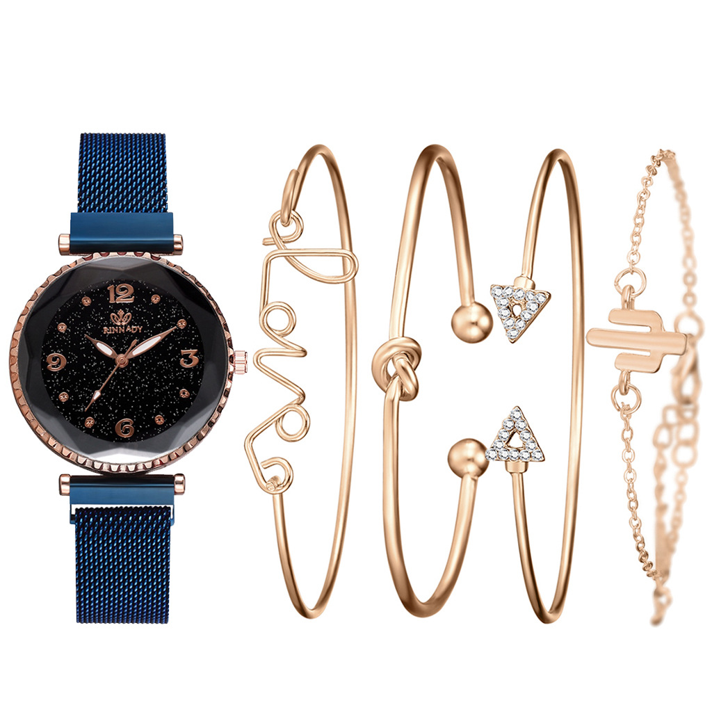 Trendy Watch and Bracelet Set