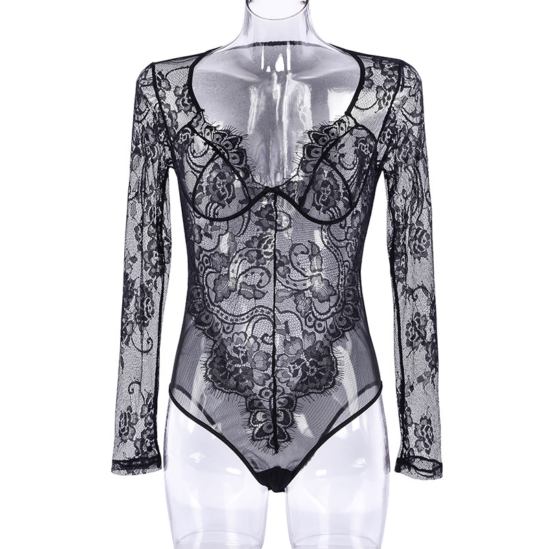 Lace Bodysuit Back View